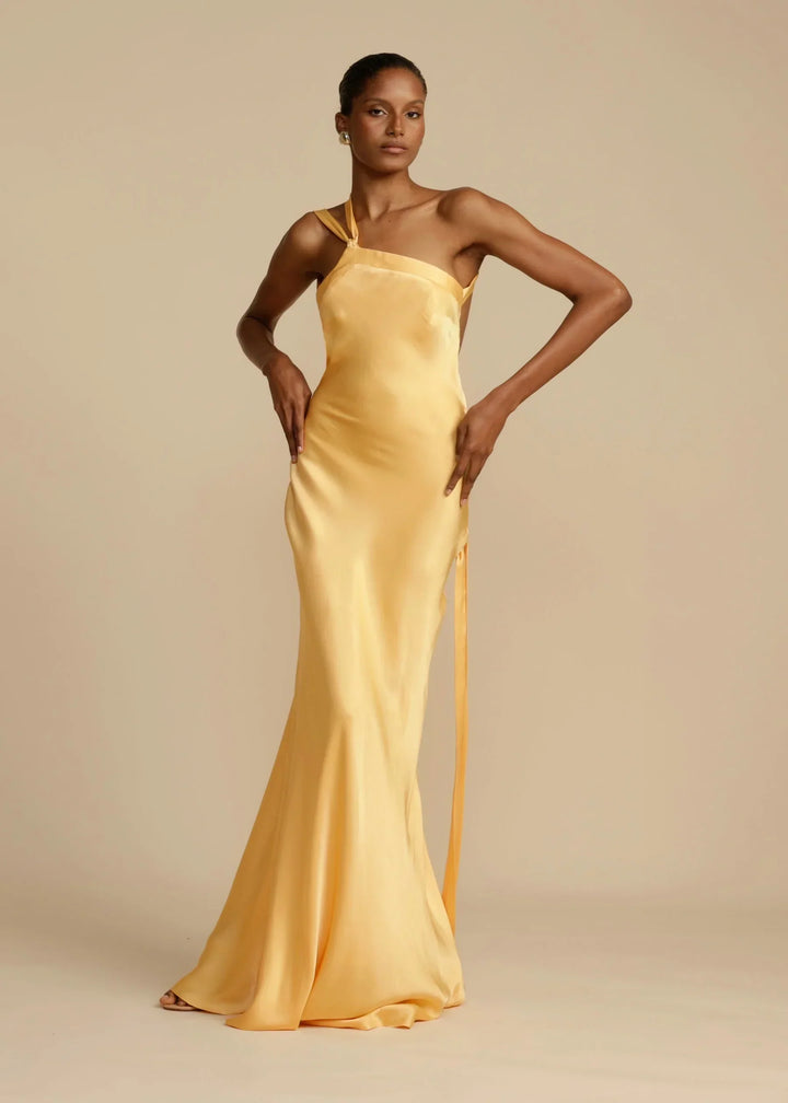 Rosea Longline Evening Dress