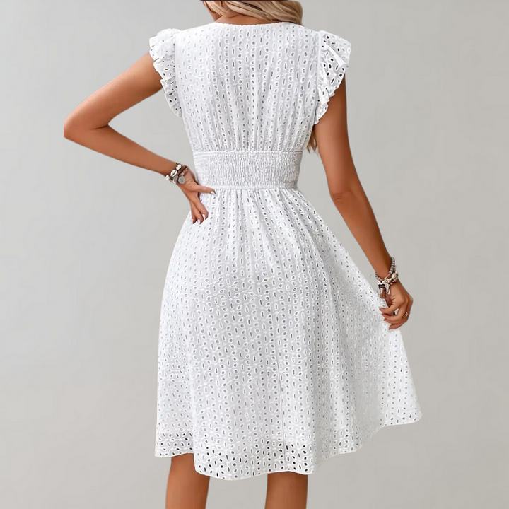 Lisa - Elegant Summer Dress with Ruffles