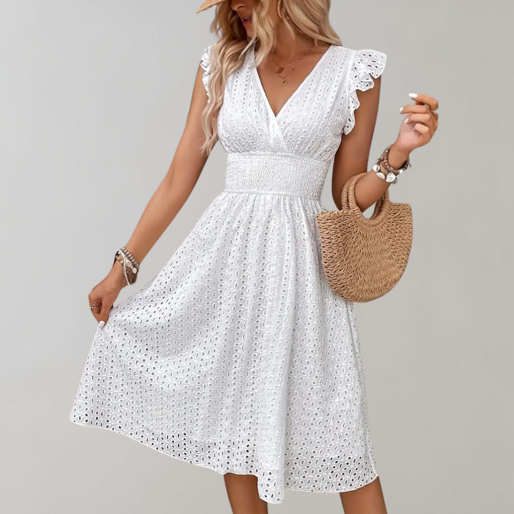 Lisa - Elegant Summer Dress with Ruffles