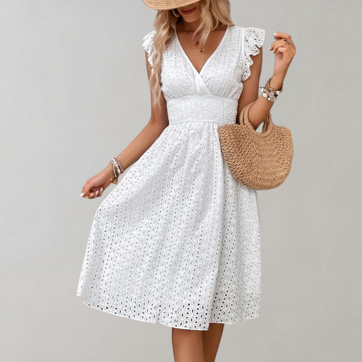 Lisa - Elegant Summer Dress with Ruffles