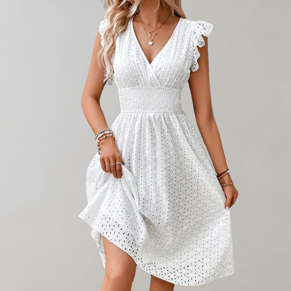 Lisa - Elegant Summer Dress with Ruffles