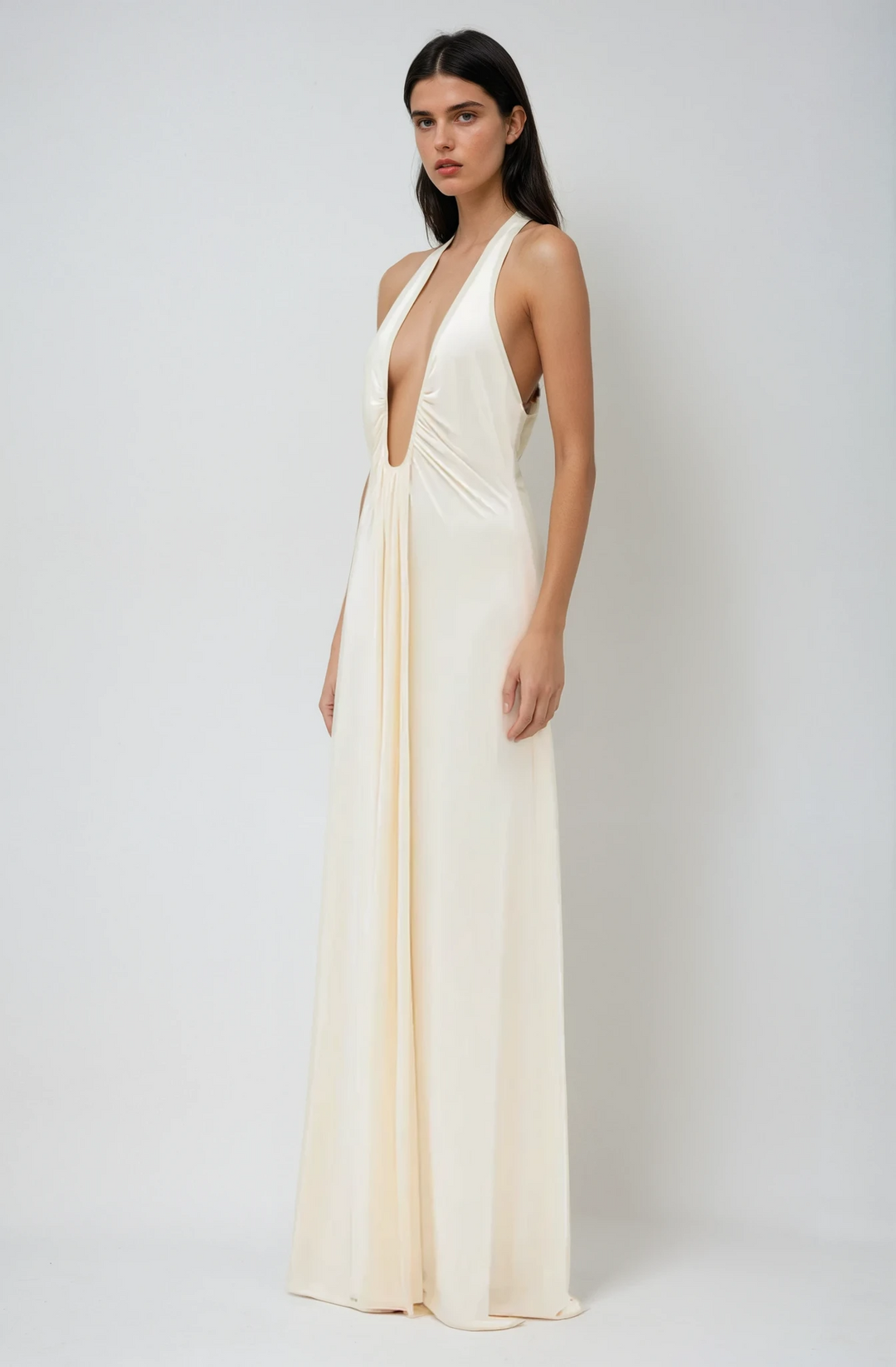 ALTHEA – Cupro maxi dress
