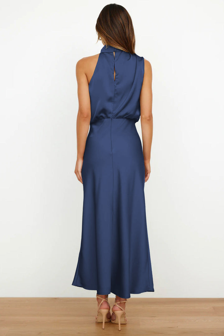 Lydia | Long Dress with Halterneck
