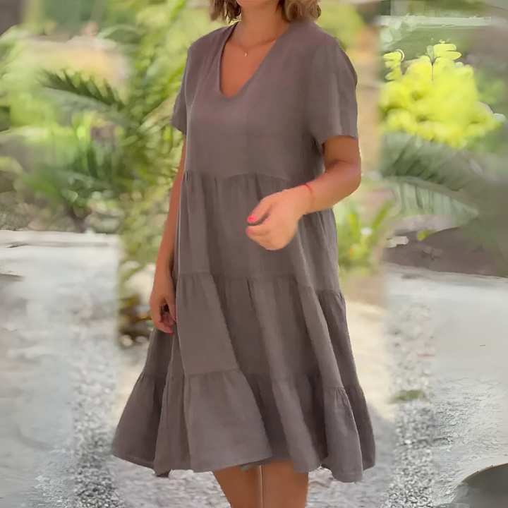 Luce | Flowing Dress with V-Neck