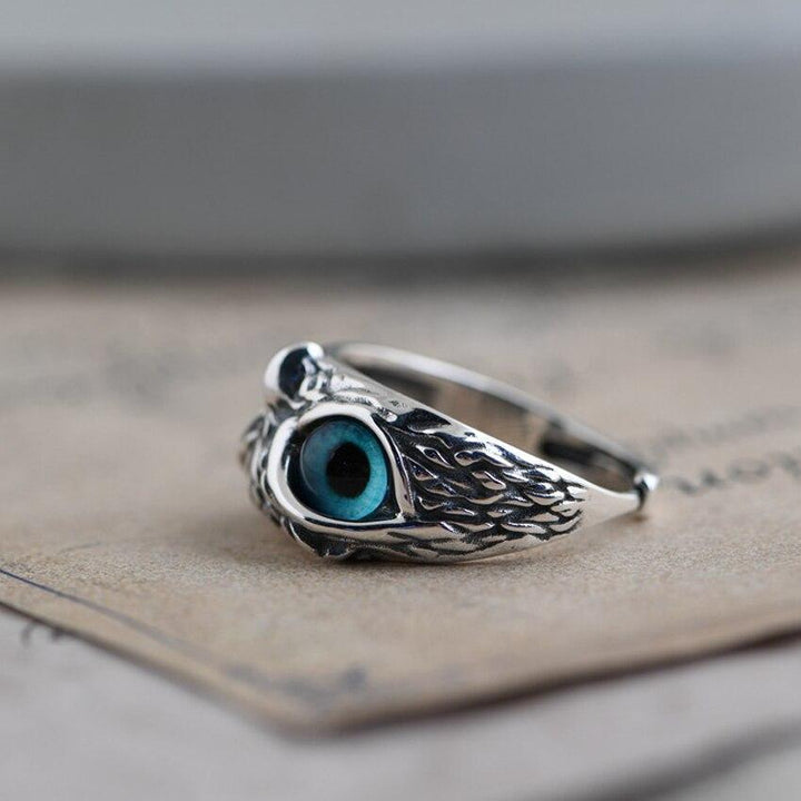 Lucky Sole Adjustable Ring made of Silver and Opal