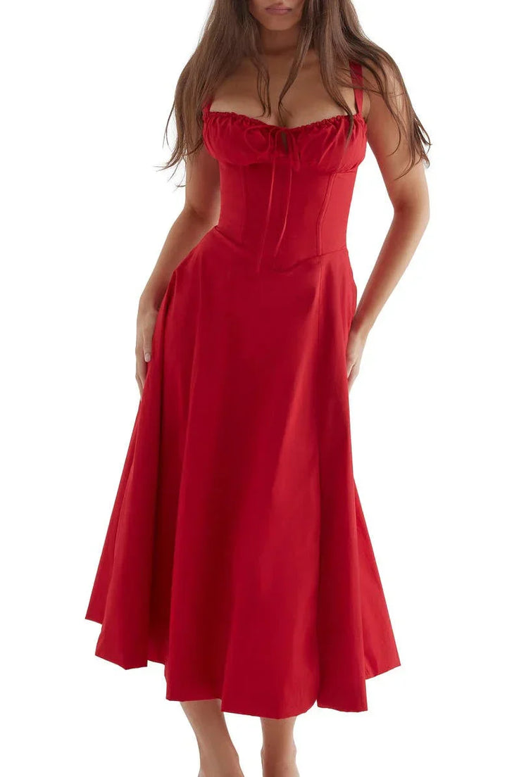 Rosea Sleeveless Midi Dress