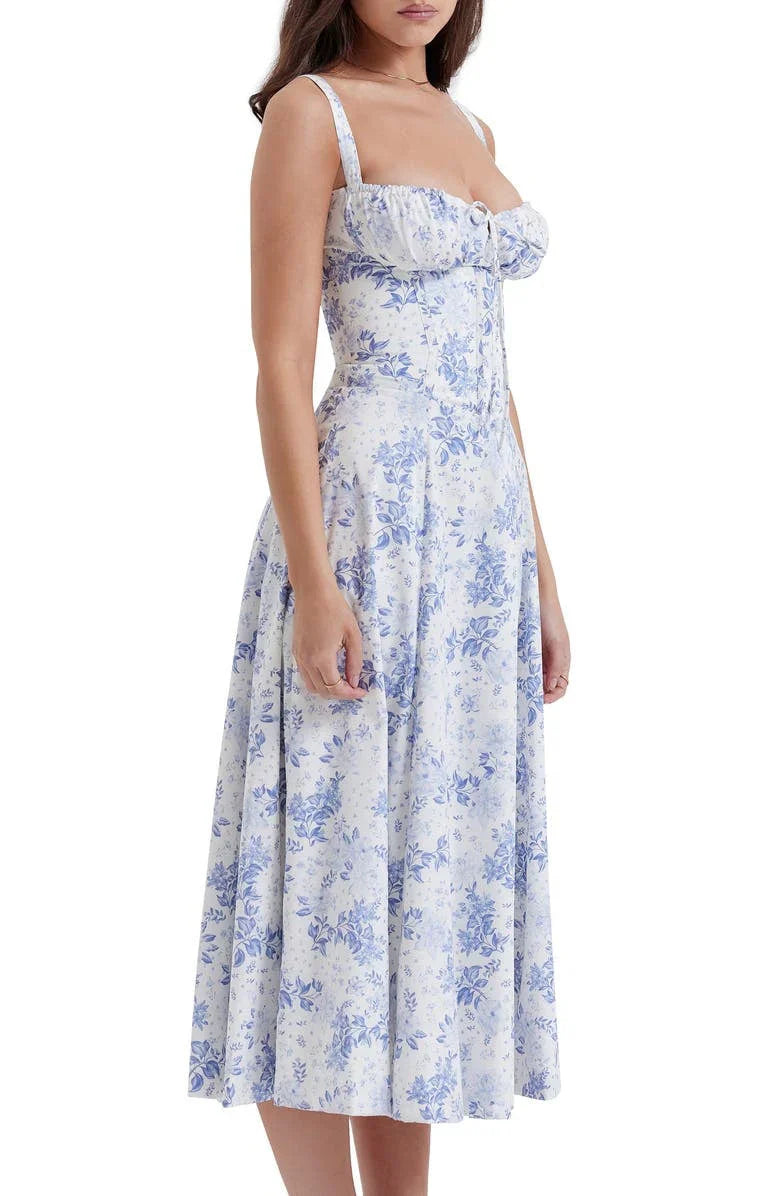 Rosea Sleeveless Midi Dress