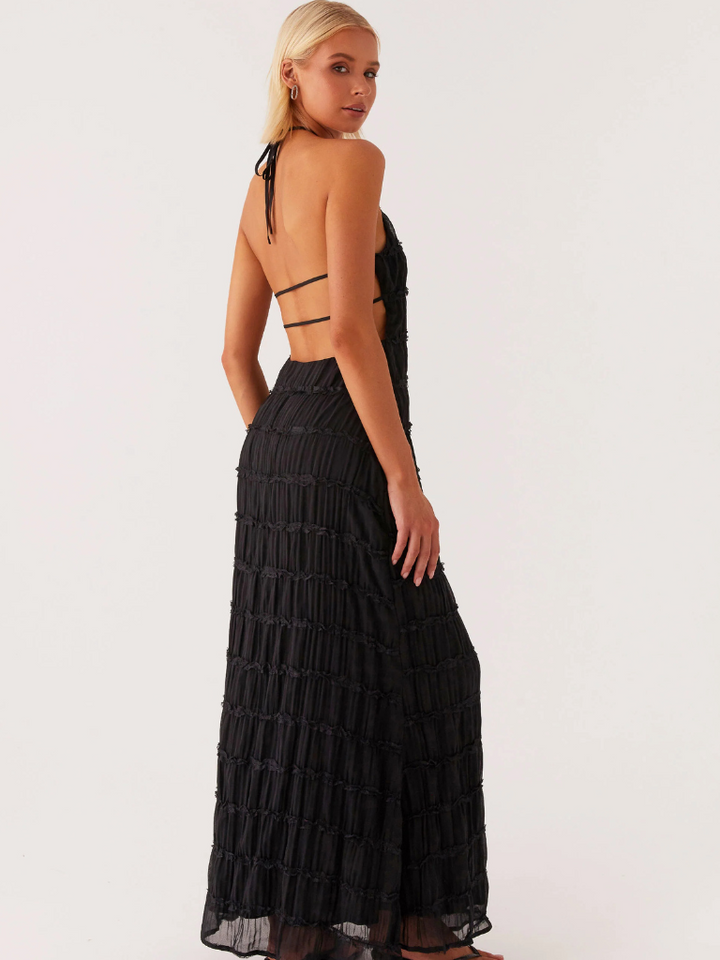 Solène Texture Maxi Dress