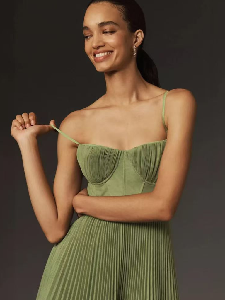 VERONIQUE | Dress - Green