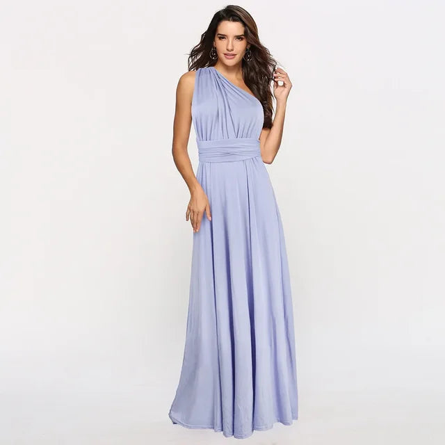 Emily - Women's Full-length Long Skirt & Bridesmaid Dress with Various Styles of Wear