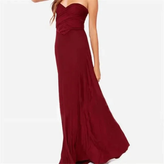 Emily - Women's Full-length Long Skirt & Bridesmaid Dress with Various Styles of Wear