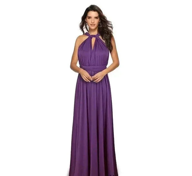 Emily - Women's Full-length Long Skirt & Bridesmaid Dress with Various Styles of Wear
