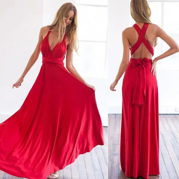 Emily - Women's Full-length Long Skirt & Bridesmaid Dress with Various Styles of Wear