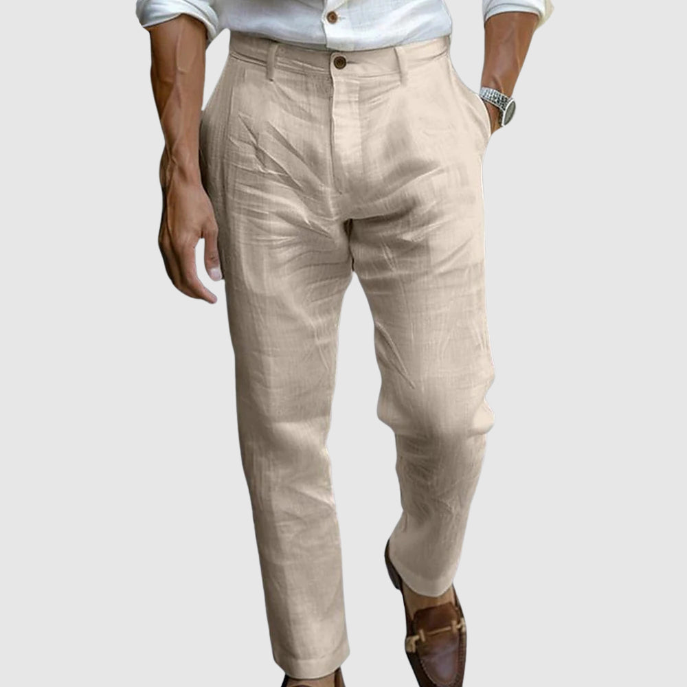 Saint - Tropez Chic Linen Pants