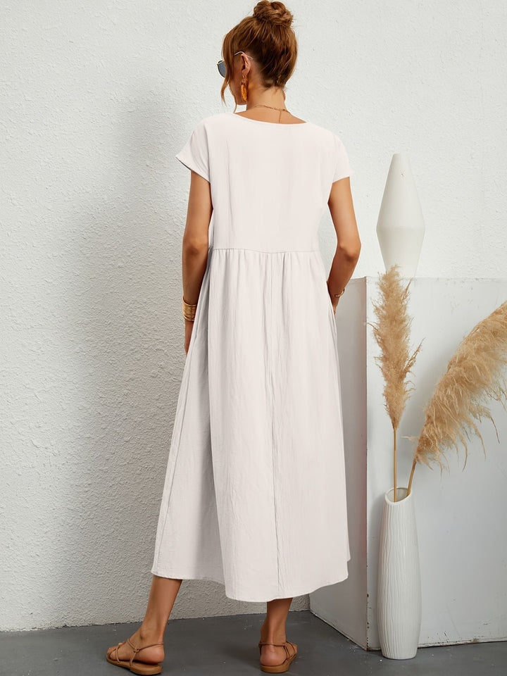 Camille - Dress with Round Neckline