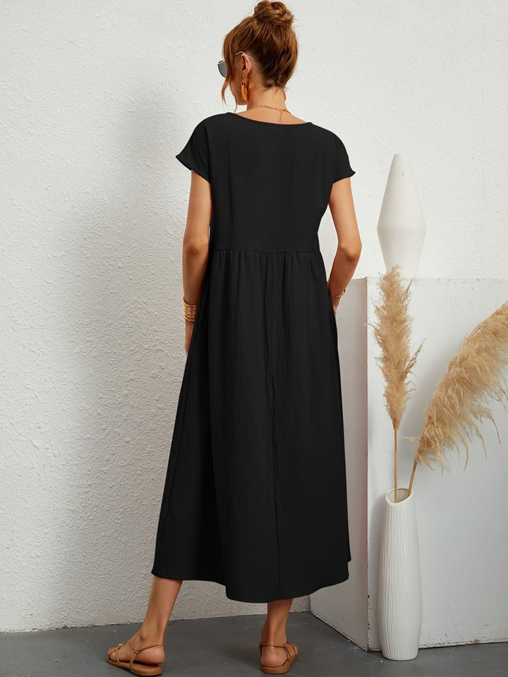 Camille - Dress with Round Neckline