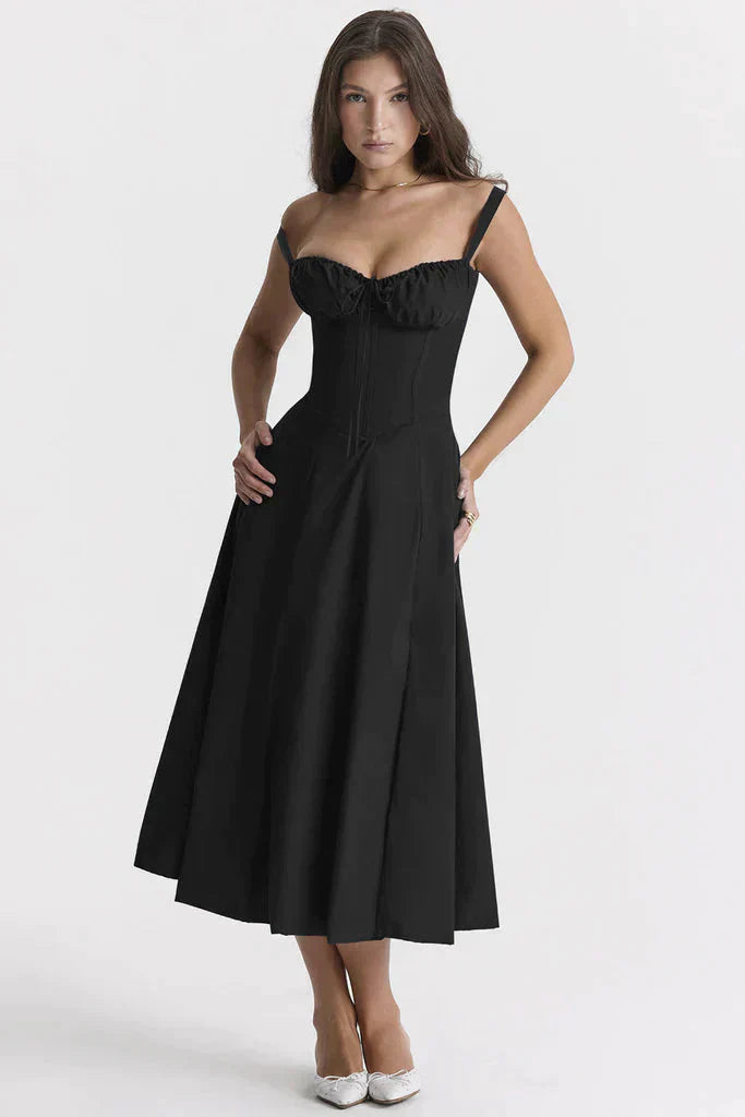 Rosea Sleeveless Midi Dress