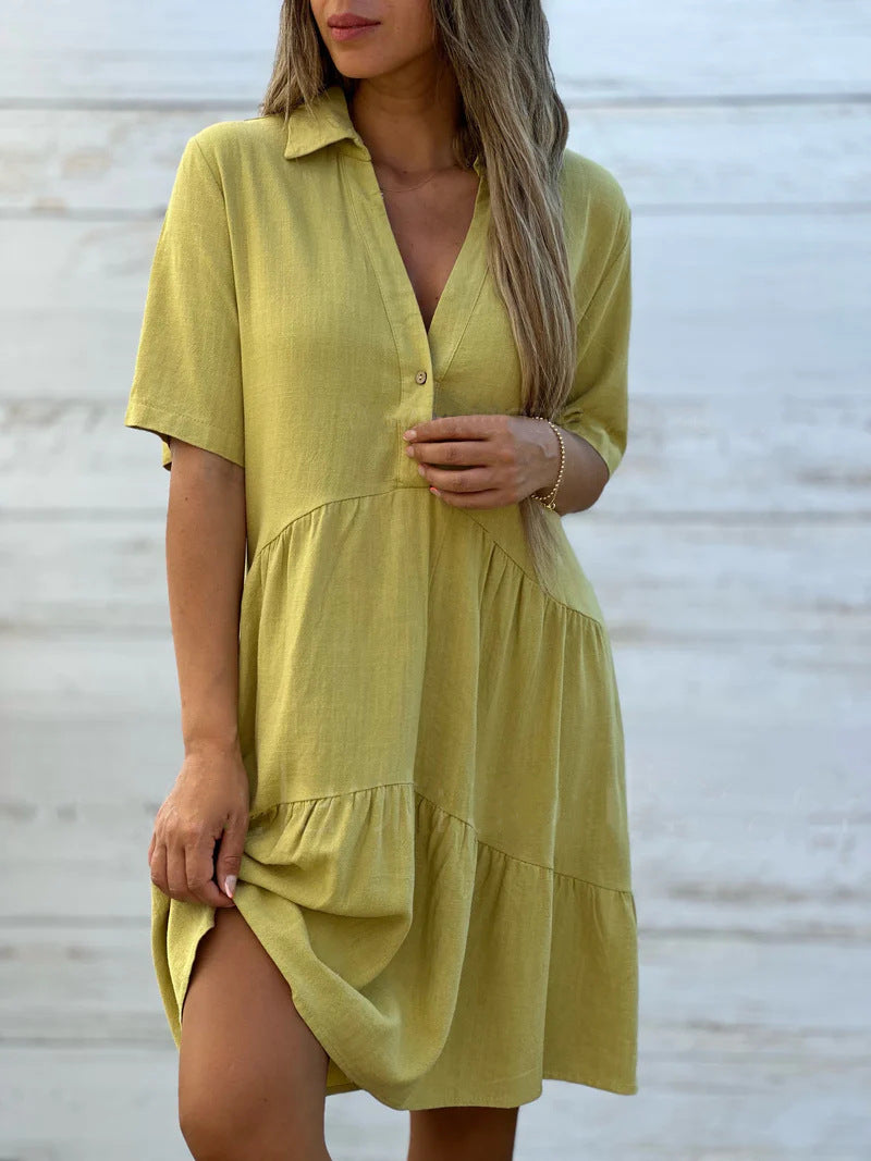 Lena | Relaxed Summer Linen Dress