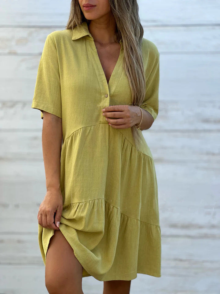 Lena | Relaxed Summer Linen Dress