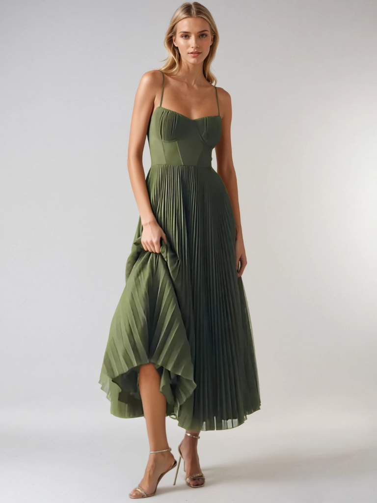 VERONIQUE | Dress - Green