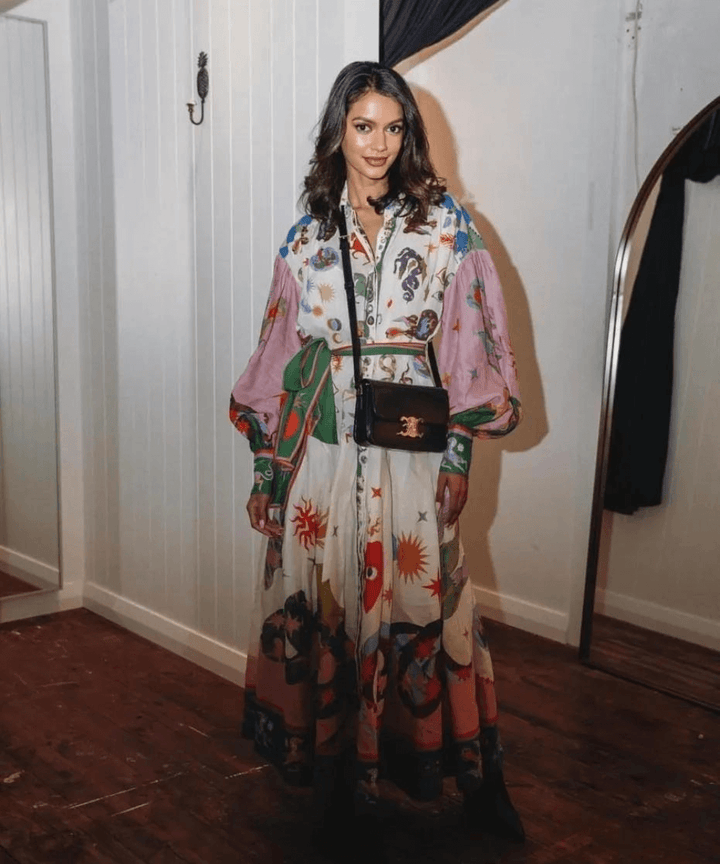 Dorthe   | Elegant Italian Maxi Dress