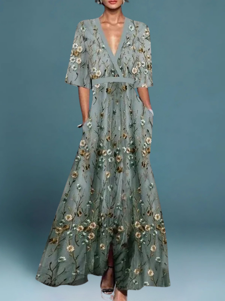 Océane – Elegant Floral Dress