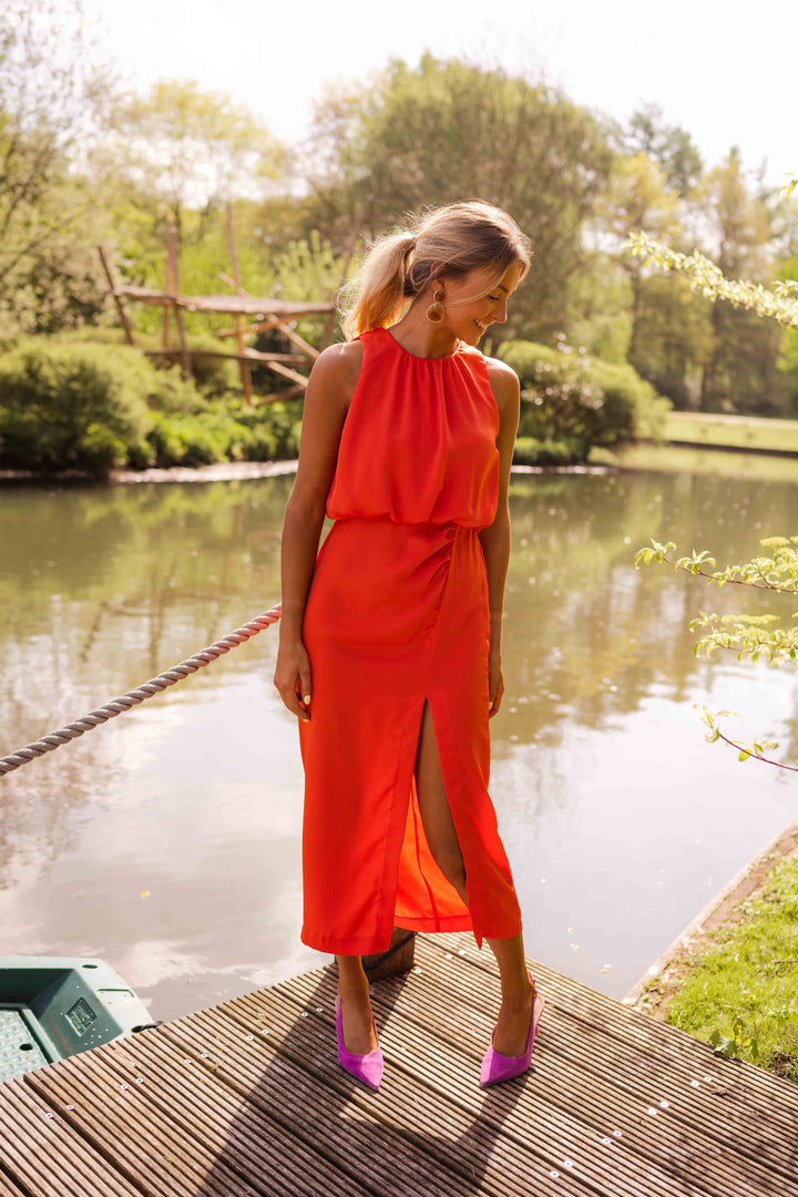 Stefka | Airy sleeveless midi dress