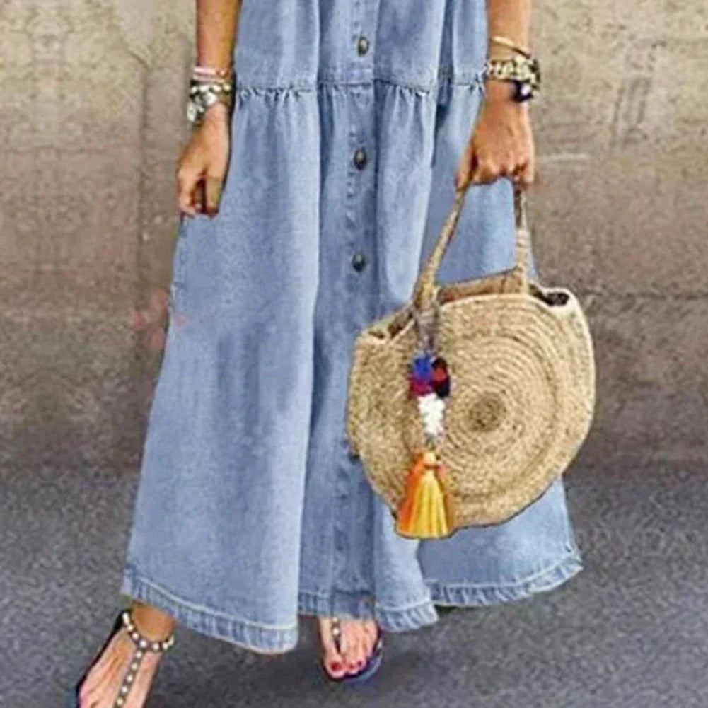 Vibeke | Soft Denim Dress