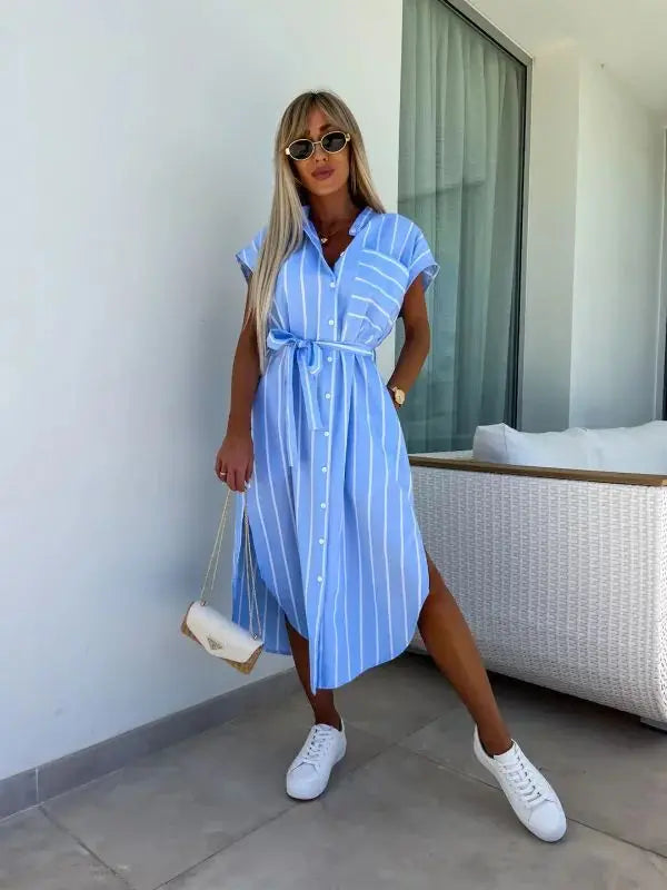 Mireille   | Flowy Button-Down Summer Dress