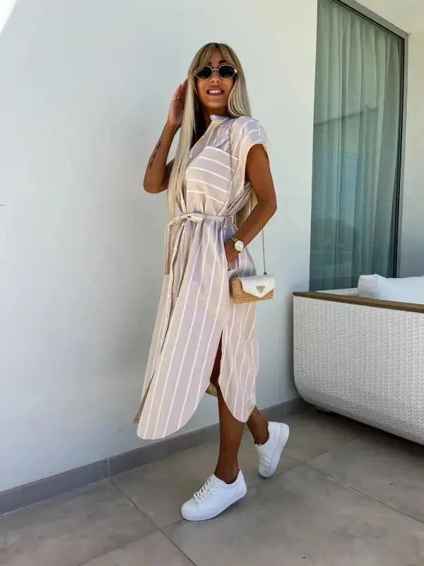 Mireille   | Flowy Button-Down Summer Dress