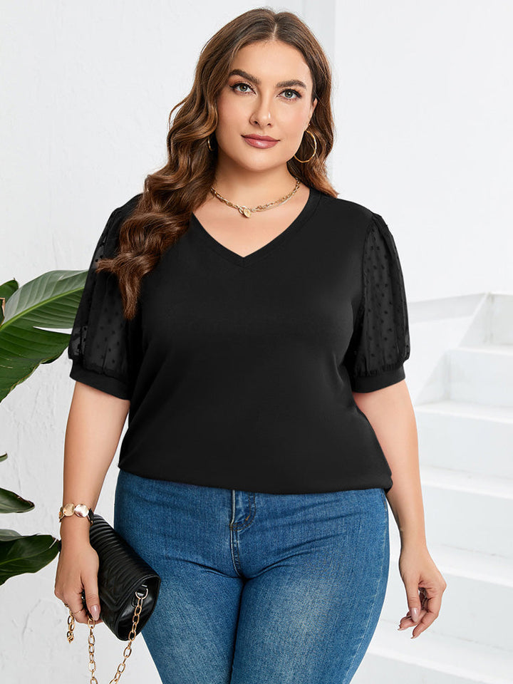 Rhianna   | Elegant Puff-Sleeve Top