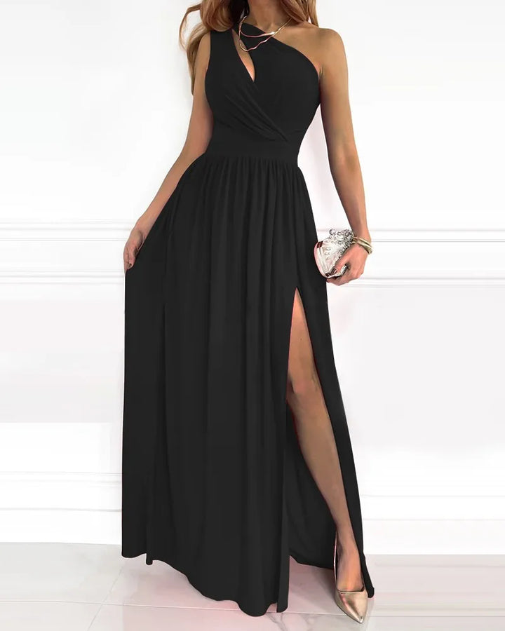Petra | Elegant Maxi Dress - Stylish Maxi Dress with One-Shoulder Design for Special Occasions