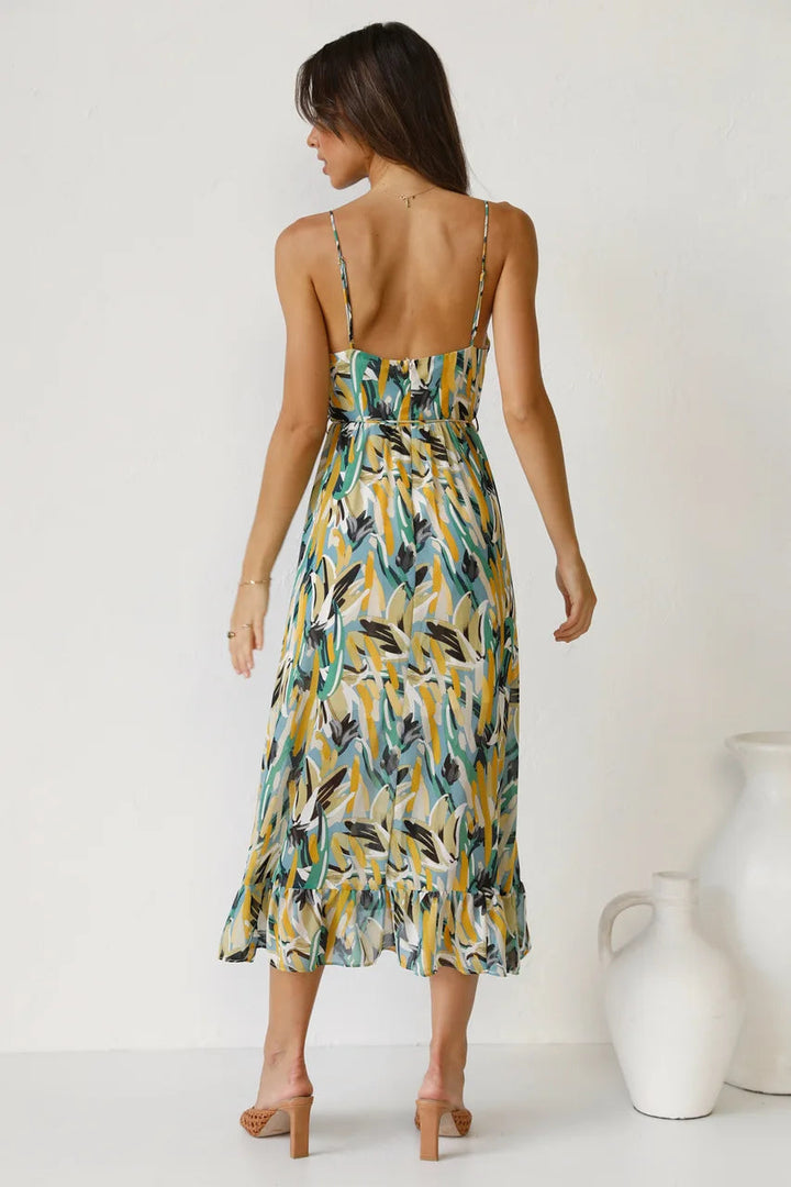 GABRIELLA | Printed Summer Dress with Cool Comfort and Sunny Style for Leisure Days