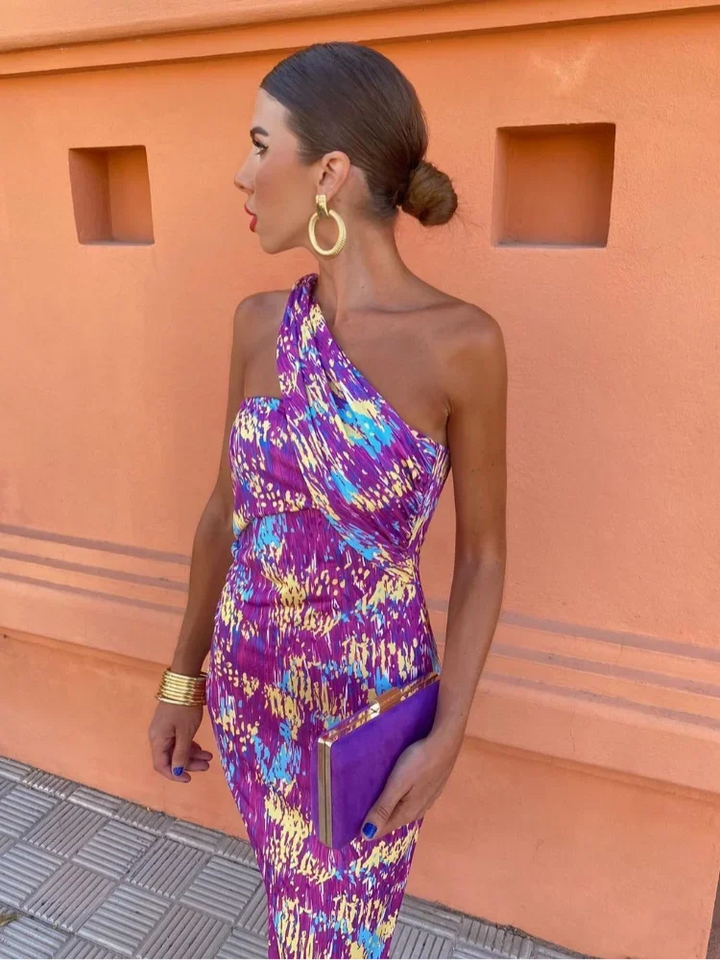 Irmgardi | Elegant One-Shoulder Dress