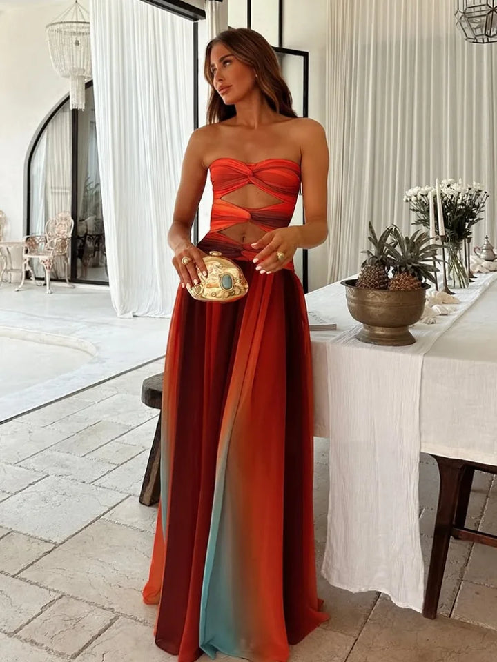 Rosea Timeless fitted maxi dress