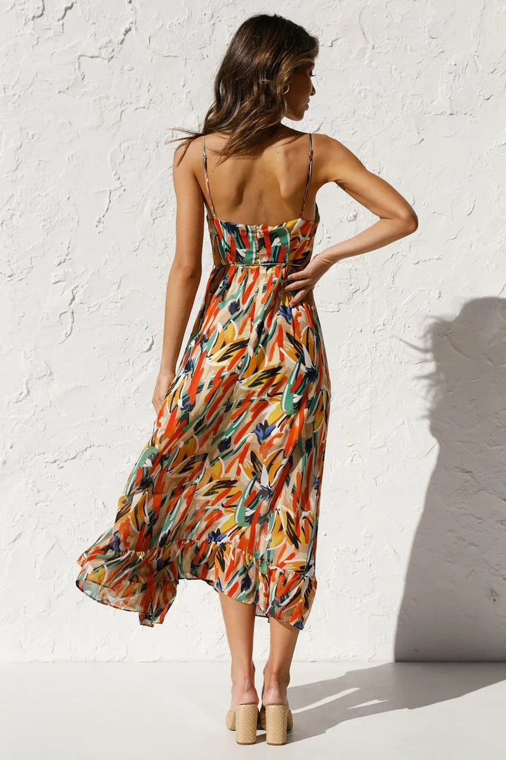 GABRIELLA | Printed Summer Dress with Cool Comfort and Sunny Style for Leisure Days