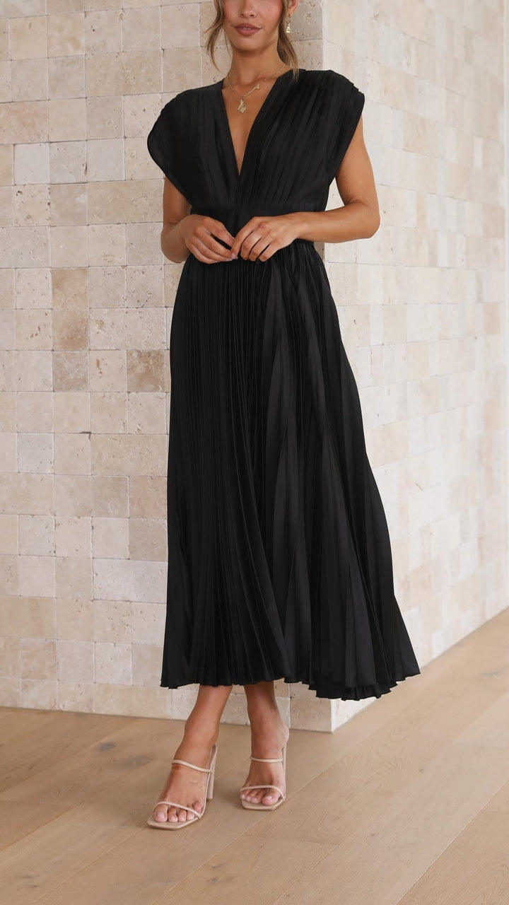 Alexis - Elegant Pleated Dress