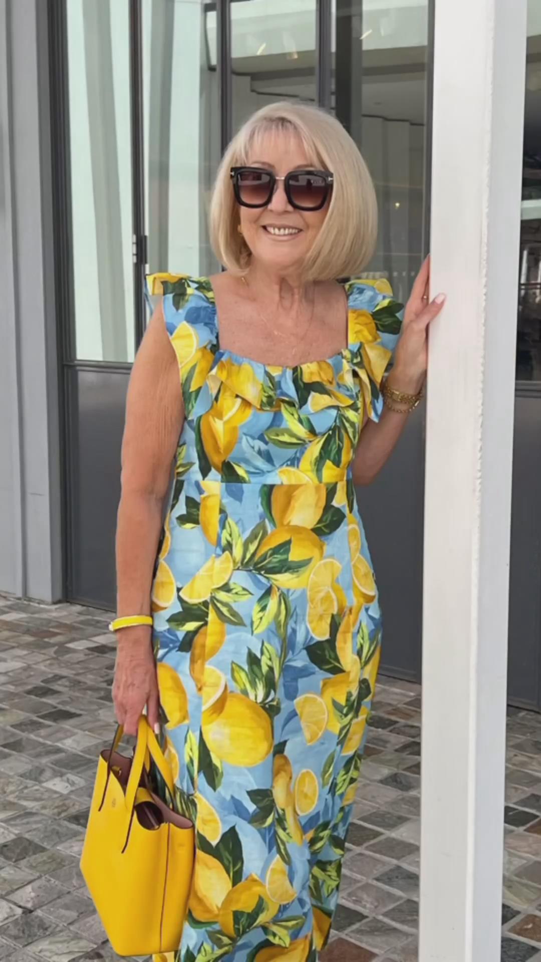 Sun and Lemon Dress 🍋