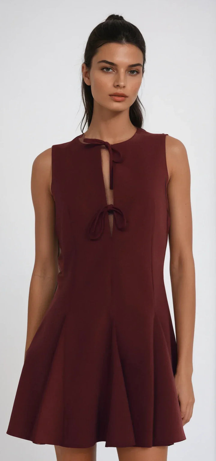 AGNESE  | Elegant Pleated Dress
