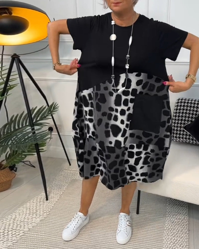 Lina | Breezy Summer Dress with Round Neckline