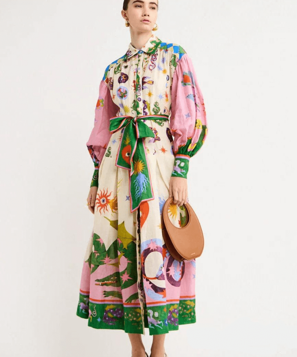 Dorthe   | Elegant Italian Maxi Dress