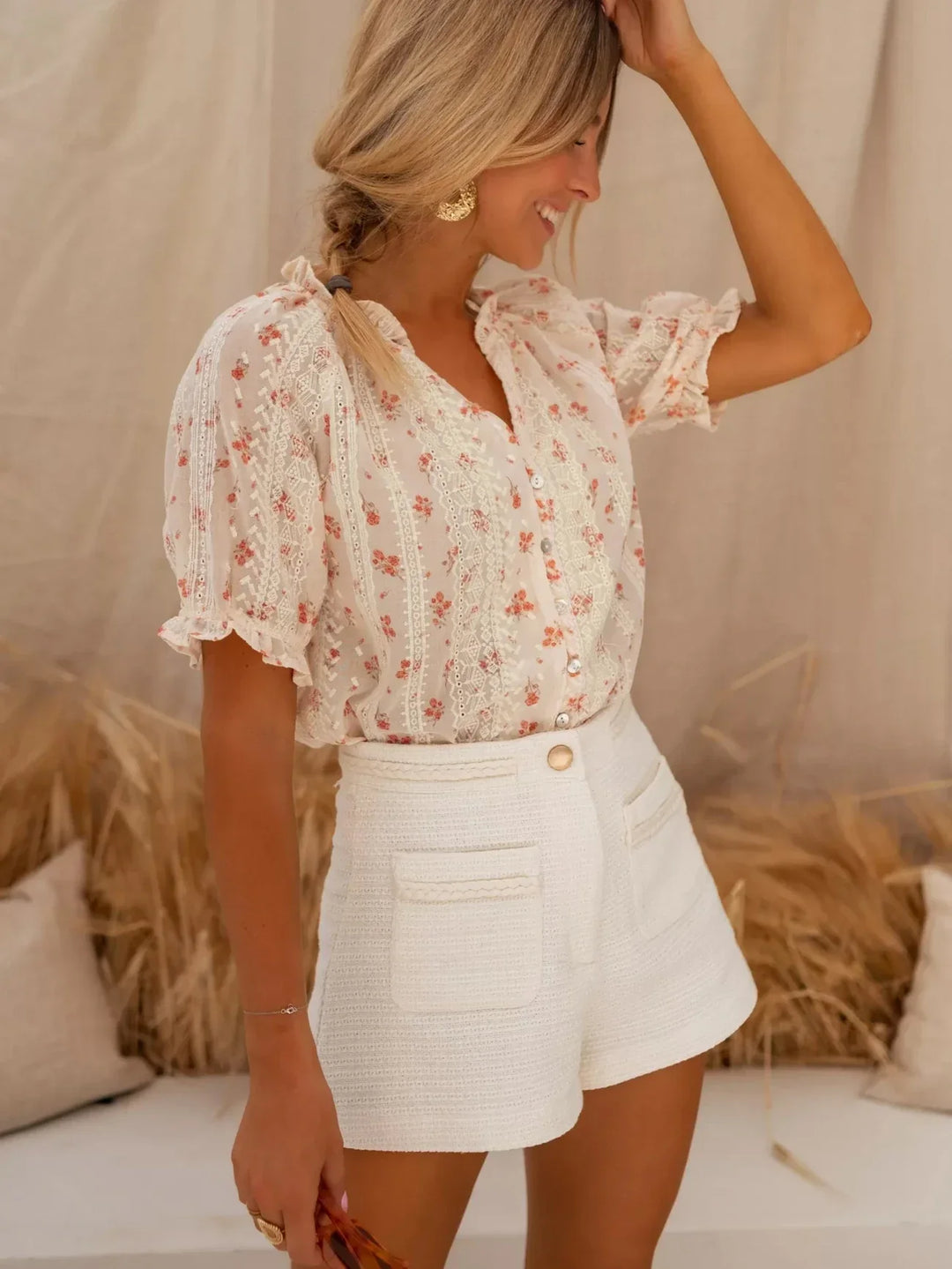 ELINA  | The Flower Blouse