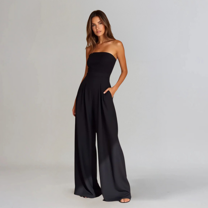 CECILIA  | Elegant Strapless Jumpsuit