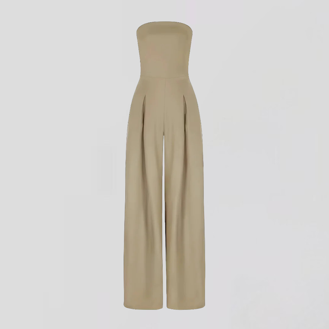 CECILIA  | Elegant Strapless Jumpsuit