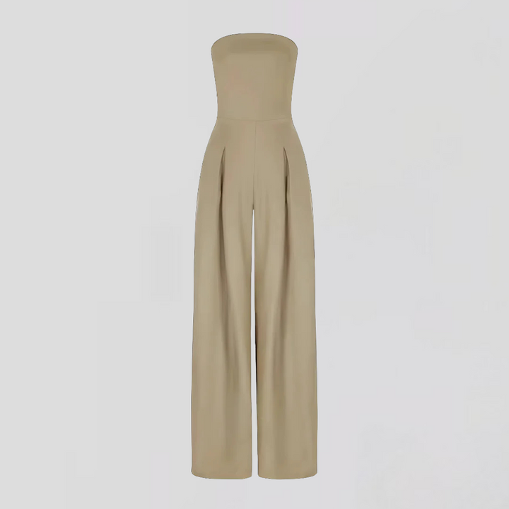 CECILIA  | Elegant Strapless Jumpsuit