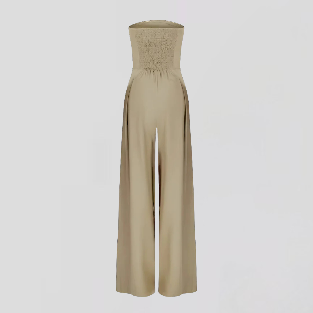 CECILIA  | Elegant Strapless Jumpsuit