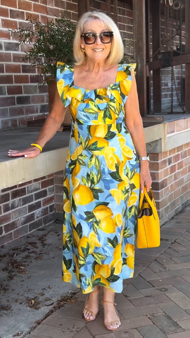 Sun and Lemon Dress 🍋