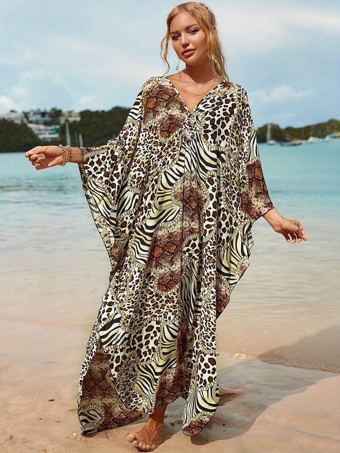 Tropical Bamboo Fiber Dress