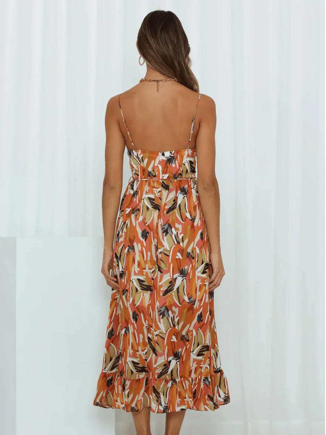 CHIARA | Colorful Midi Dress