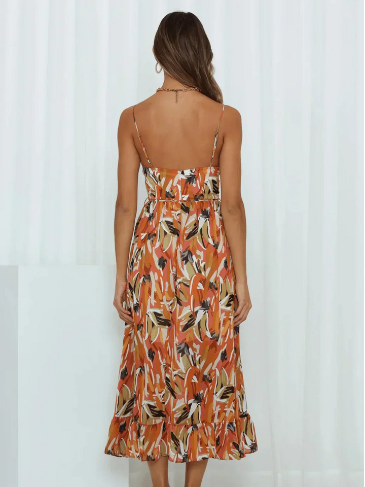 CHIARA | Colorful Midi Dress